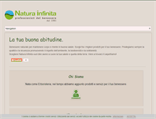 Tablet Screenshot of naturainfinita.com